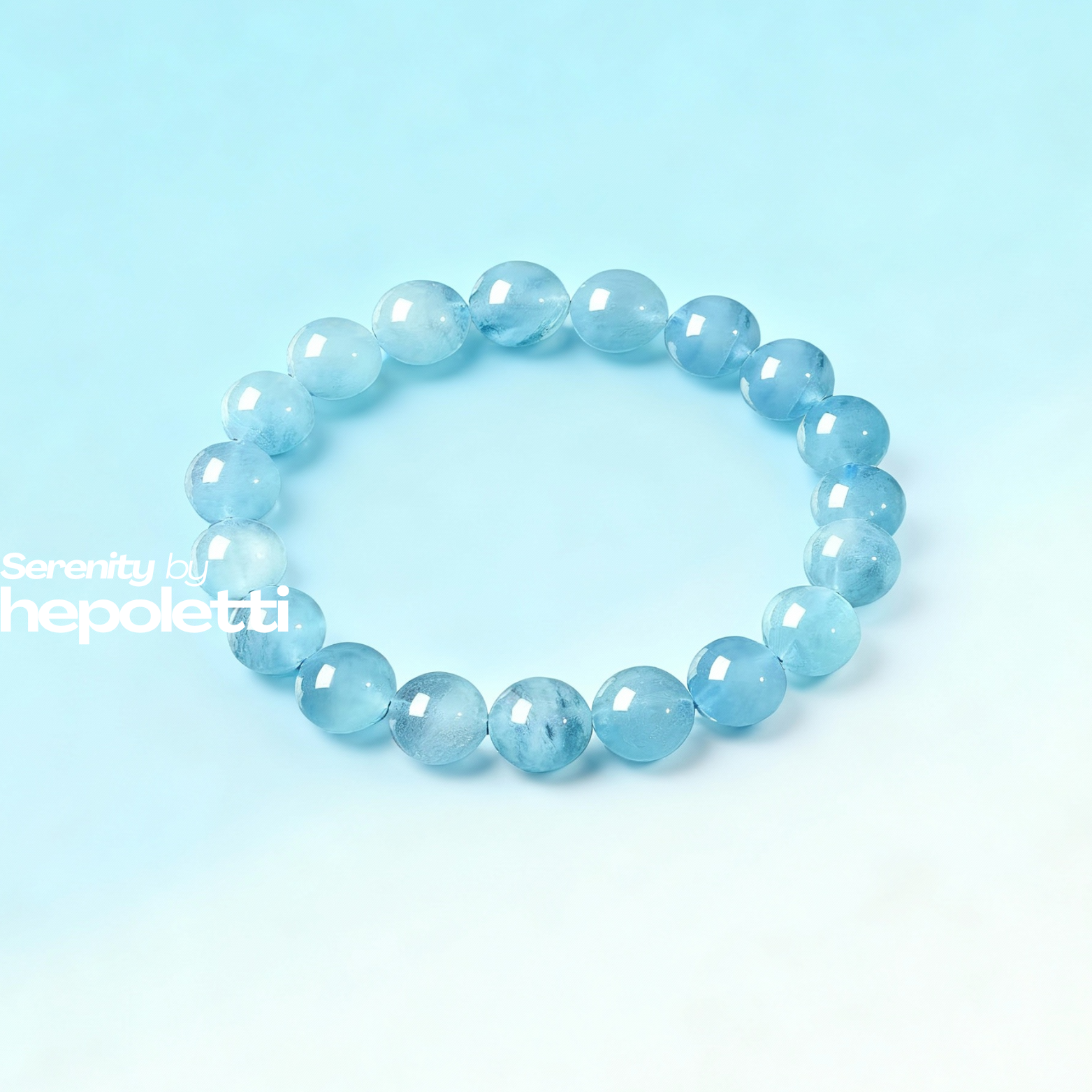Tidal Light · Natural Aquamarine Crystal · Serenity by Hepoletti
